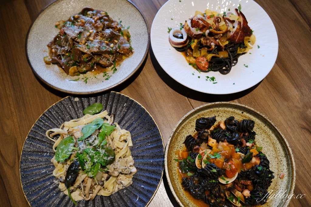 台中西區｜SAPORITO 拾義小館．手工製作特殊造型麵條，網友推薦台中好吃義大利麵 @飛天璇的口袋