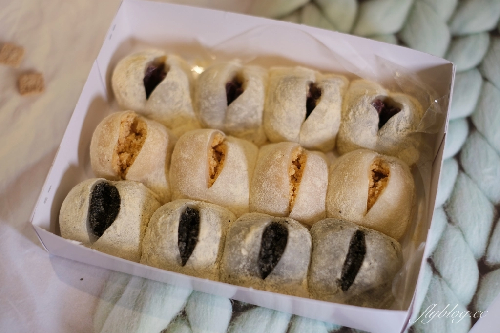 彰化美食｜玉瓏坊手工麻糬．南瑤宮皮薄Q餡爆多，個人心中彰化最好吃的麻糬 @飛天璇的口袋