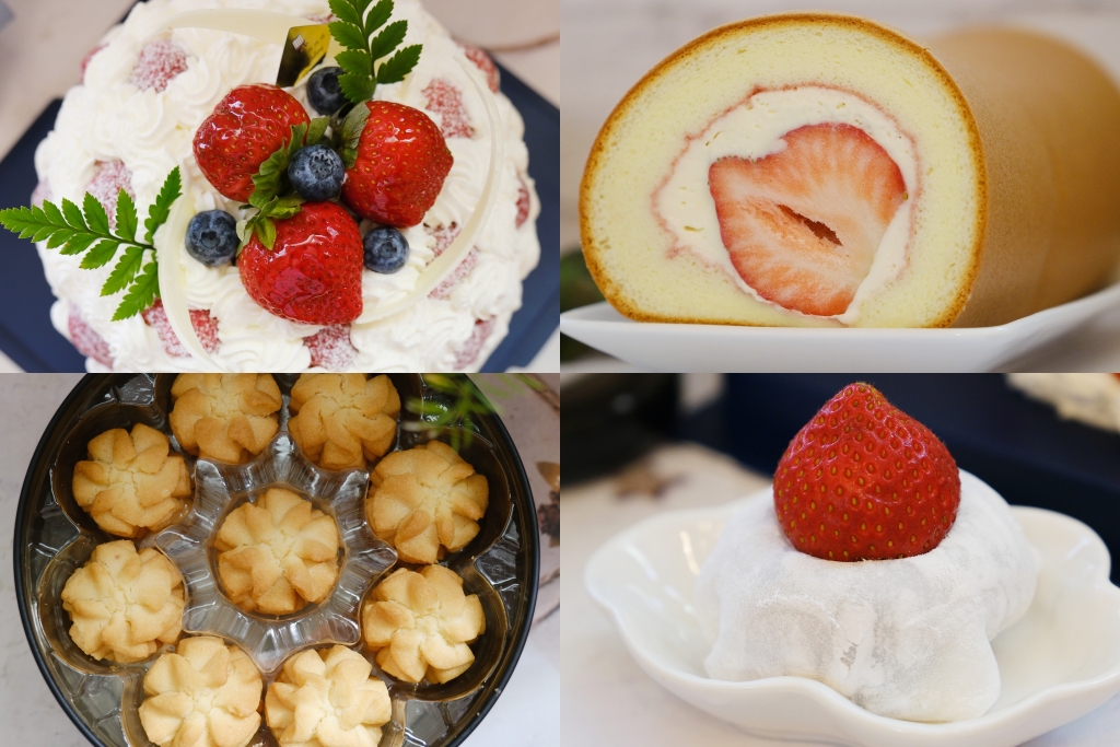 台中北屯｜吉爾斯手作烘焙．療癒的草莓蛋糕、草莓大福、草莓捲，還有期間限定曲奇餅 @飛天璇的口袋