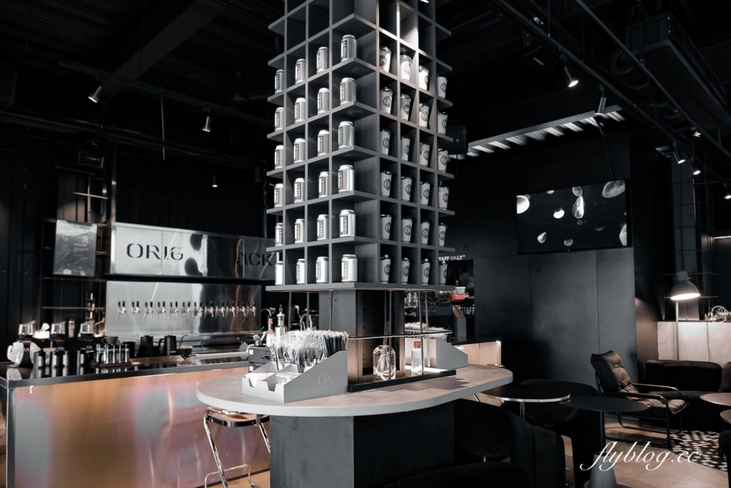 台中北屯｜ORIG BLACK DusK．暗黑系深夜咖啡館，早午餐甜點都好吃 @飛天璇的口袋