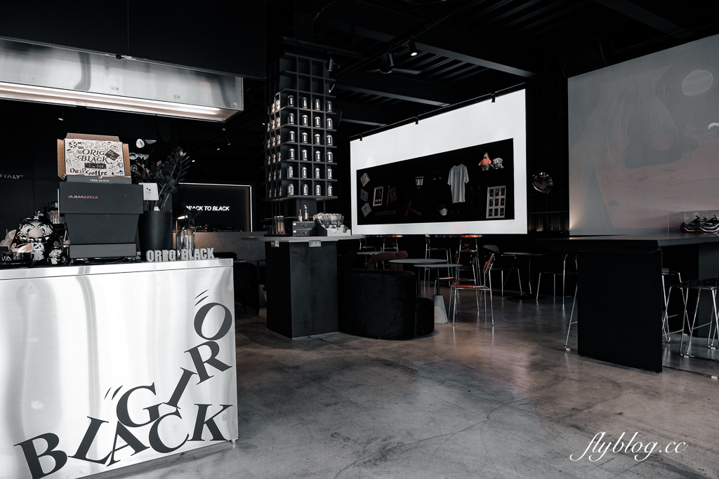 台中北屯｜ORIG BLACK DusK．暗黑系深夜咖啡館，早午餐甜點都好吃 @飛天璇的口袋