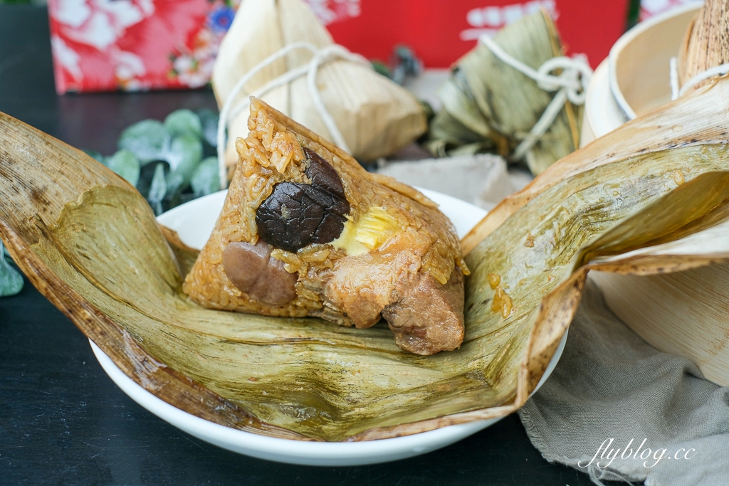 【2025粽子禮盒推薦】鬍鬚張粽子．2017蘋果日報評比前三名，三種口味冷凍宅配到家 @飛天璇的口袋