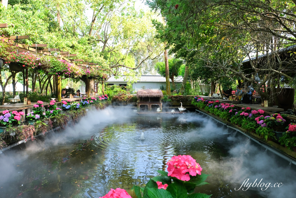 苗栗卓蘭｜花露精油城堡民宿．花露農場住宿區，季節限定繡球花房型 @飛天璇的口袋