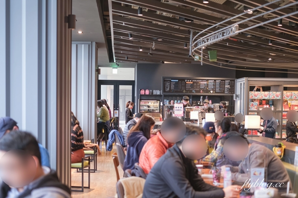 台中梧棲｜Rose House Cafe．古典玫瑰園新品牌，台中三井Outlet甜點下午茶 @飛天璇的口袋