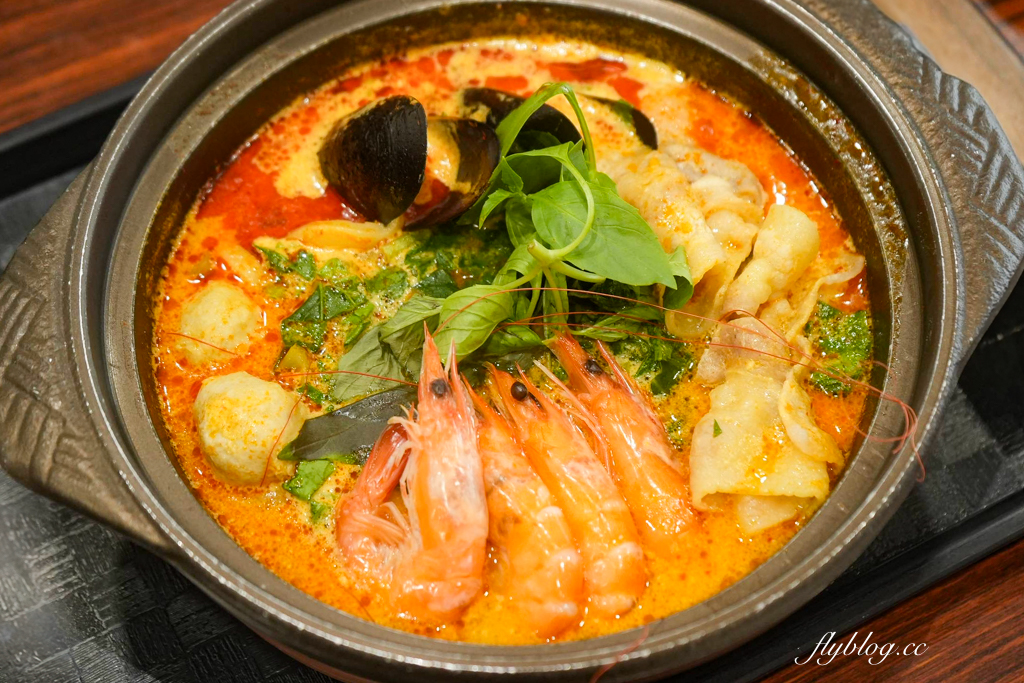 屏東內埔｜嗑一鍋叻沙．五星飯店主廚的好手藝，CP值爆高的南洋風味叻沙鍋 @飛天璇的口袋
