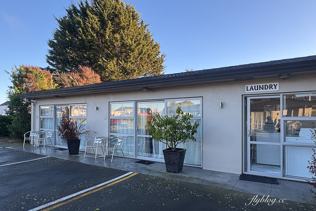 紐西蘭基督城｜Arthur’s Court Motor Lodge．機場開車15分鐘，旅館附有洗衣室 @飛天璇的口袋
