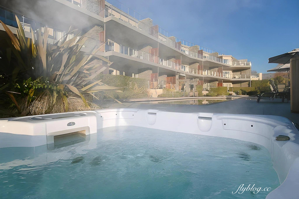 紐西蘭瓦納卡｜Lakeside Apartments Wanaka．瓦納卡湖畔飯店，有露天游泳池和三溫暖水池 @飛天璇的口袋