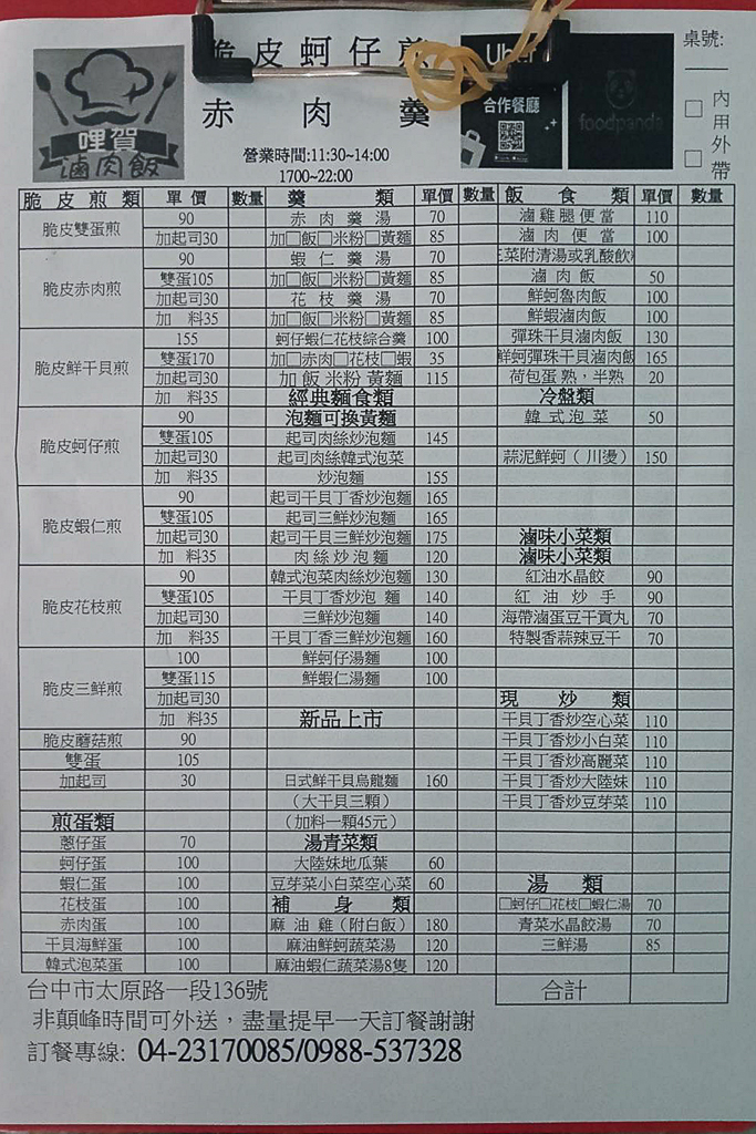 台中北區｜哩賀家．每天市場採買東港直送鮮蚵，台中好吃脆皮蚵仔煎 @飛天璇的口袋