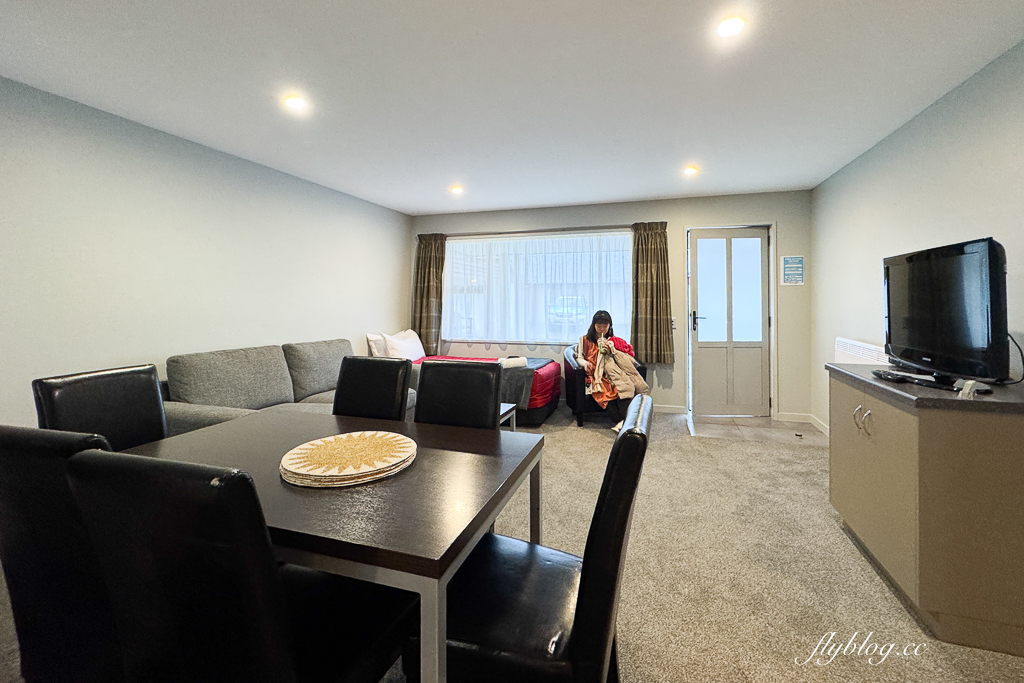 紐西蘭因弗卡吉爾｜388 Tay Motel．紐西蘭最南端城市，兩房一廳附廚房和客廳的汽車旅館 @飛天璇的口袋