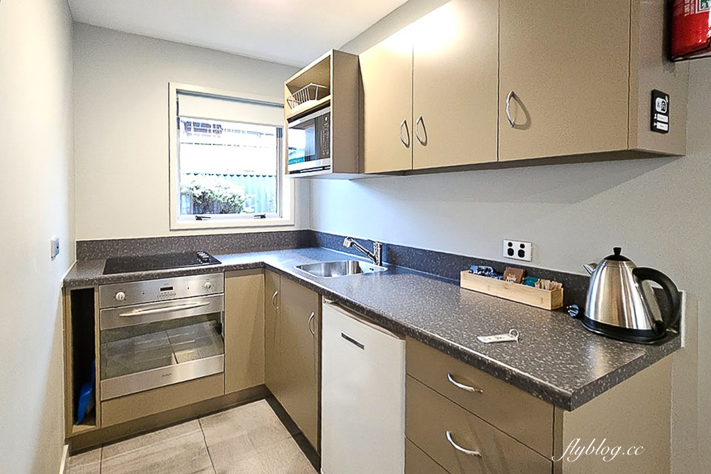 紐西蘭因弗卡吉爾｜388 Tay Motel．紐西蘭最南端城市，兩房一廳附廚房和客廳的汽車旅館 @飛天璇的口袋