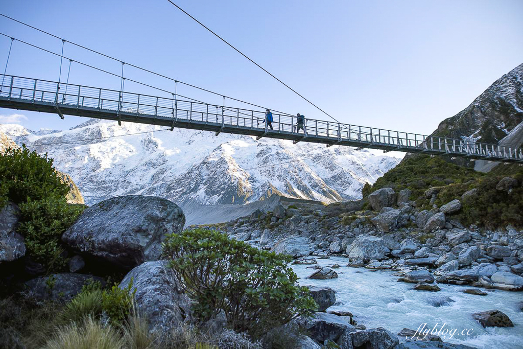 紐西蘭南島｜Hooker Valley Track．庫克山最受歡迎的步道，欣賞冰川、湖泊和雪山 @飛天璇的口袋