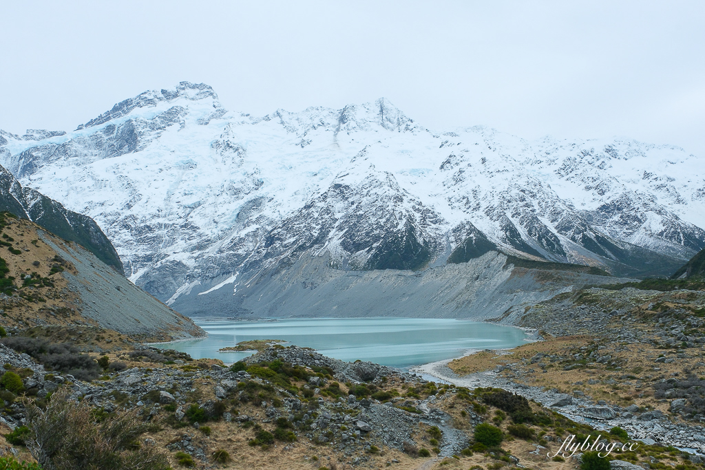 紐西蘭南島｜Hooker Valley Track．庫克山最受歡迎的步道，欣賞冰川、湖泊和雪山 @飛天璇的口袋