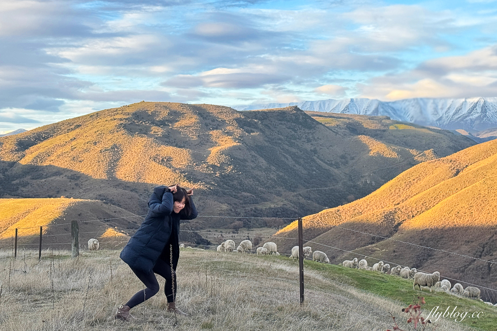 紐西蘭南島｜Lindis Pass 林迪斯隘口．紐西蘭8號公路觀景台，紐西蘭明信片的經典景點 @飛天璇的口袋