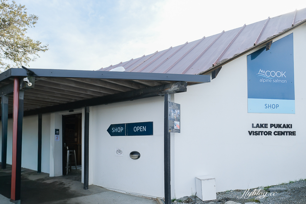 紐西蘭南島｜Mt Cook Alpine Salmon Shop．南島必吃高山雪水鮭魚，坐擁普卡基湖180度美景 @飛天璇的口袋