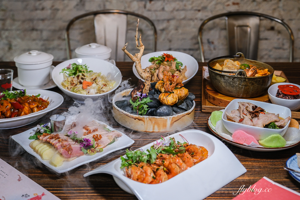 台中西區｜昨日花卷 跨界好食．老江湖菜雙人套餐980元，網路訂位送開胃福袋 @飛天璇的口袋