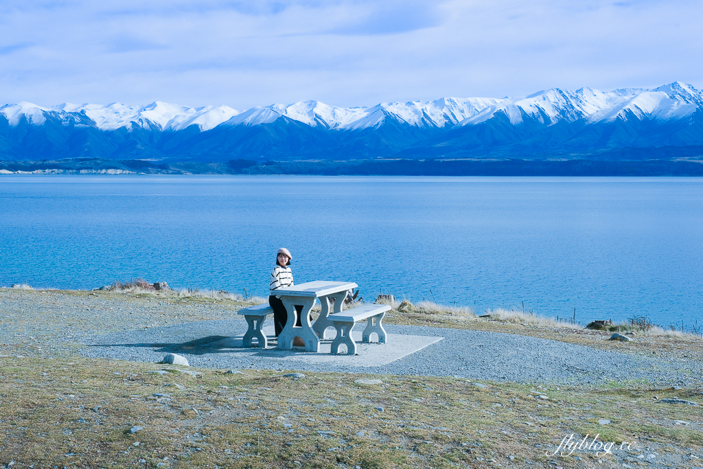 紐西蘭南島｜普卡基湖 Lake Pukaki．超浪漫藍色牛奶湖，沿途必拍三個觀景台 @飛天璇的口袋