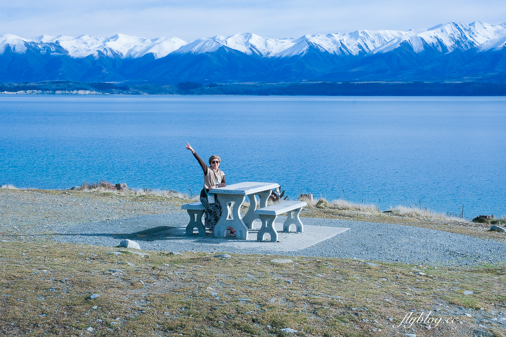 紐西蘭南島｜普卡基湖 Lake Pukaki．超浪漫藍色牛奶湖，沿途必拍三個觀景台 @飛天璇的口袋