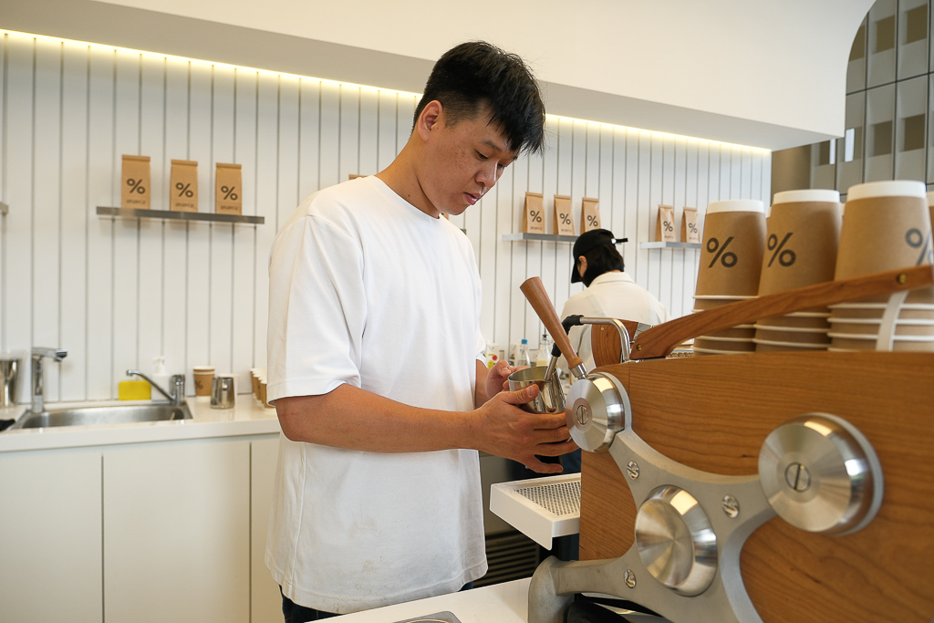 台中北屯｜％Arabica．日本人氣精品咖啡進駐台中，結合建案期間快閃9個月 @飛天璇的口袋