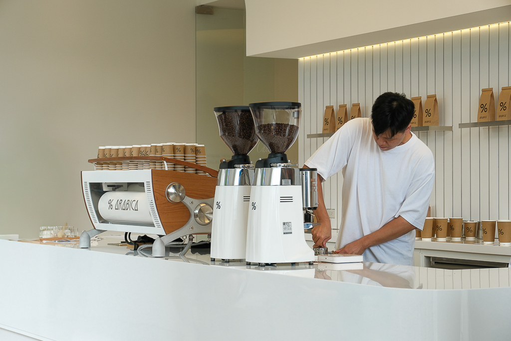 台中北屯｜％Arabica．日本人氣精品咖啡進駐台中，結合建案期間快閃9個月 @飛天璇的口袋