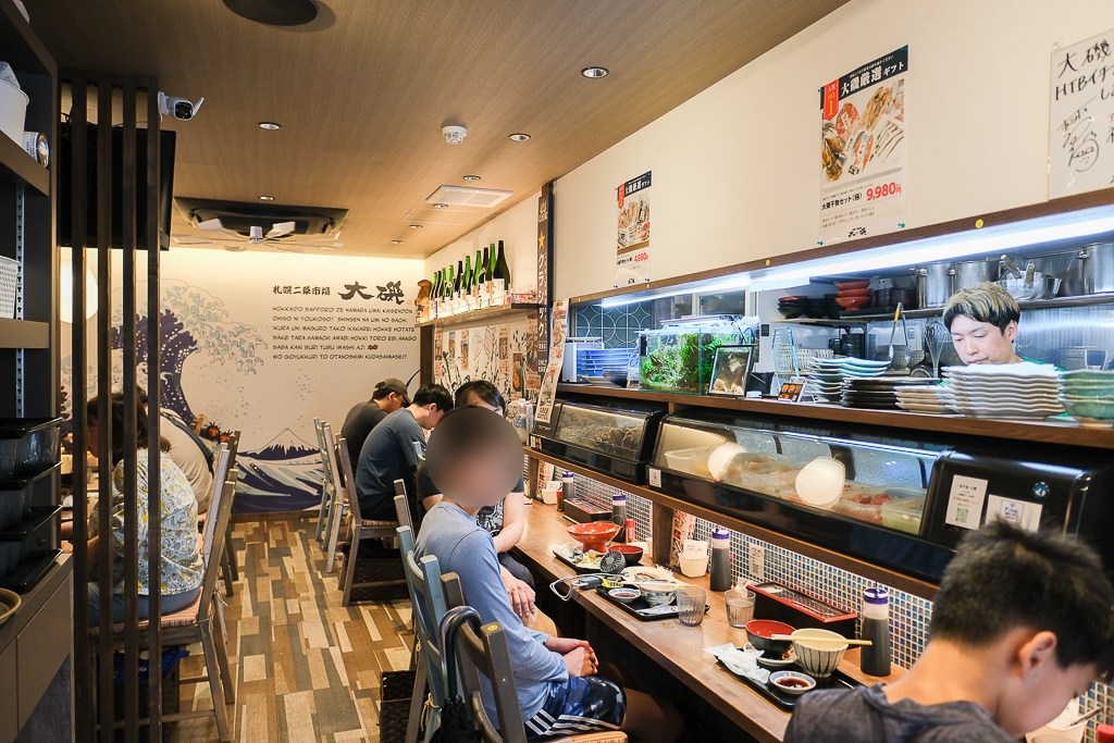 日本北海道｜大磯3号店．札幌二条市場必吃美食，早餐從一碗海鮮丼開始 @飛天璇的口袋