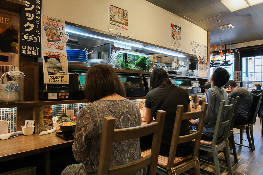 日本北海道｜大磯3号店．札幌二条市場必吃美食，早餐從一碗海鮮丼開始 @飛天璇的口袋