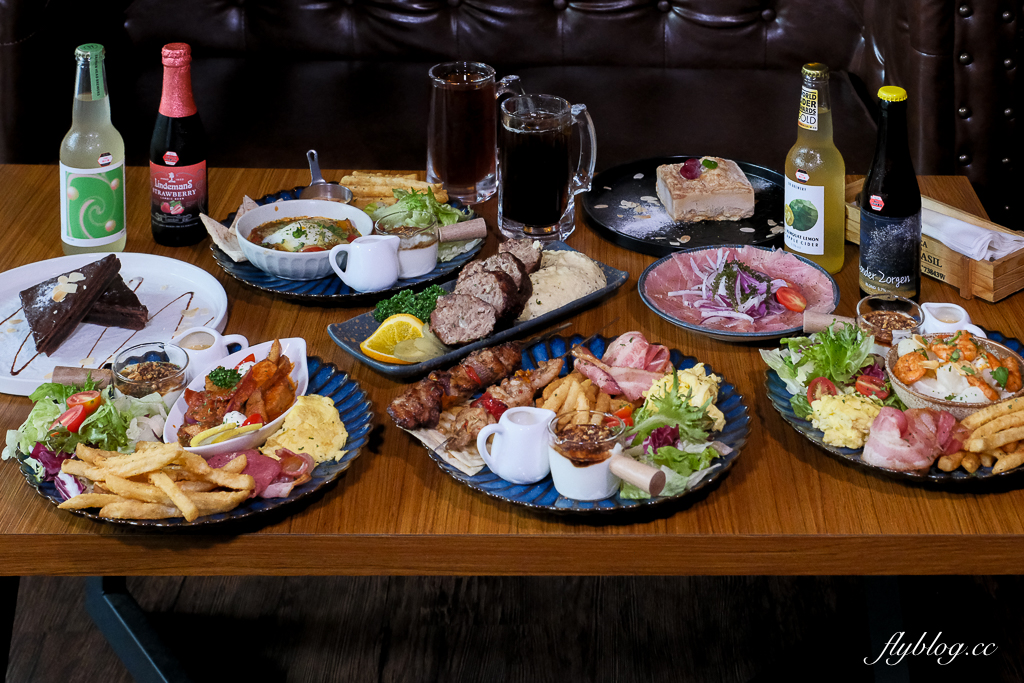 台中西區｜ABV地中海餐酒館．發現台中超奢華早午餐，全台唯一700種啤酒走廊 @飛天璇的口袋