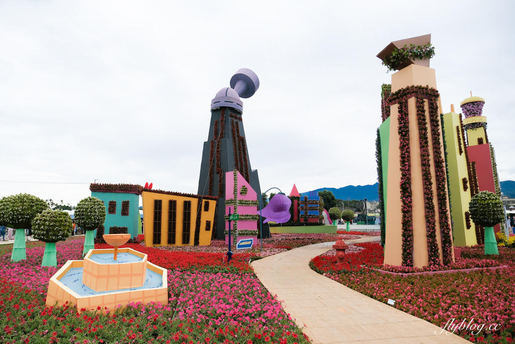 【2025新社花海】台中花毯節11/8登場，可愛的「飛天小女警」主題，三大亮點一次看 @飛天璇的口袋