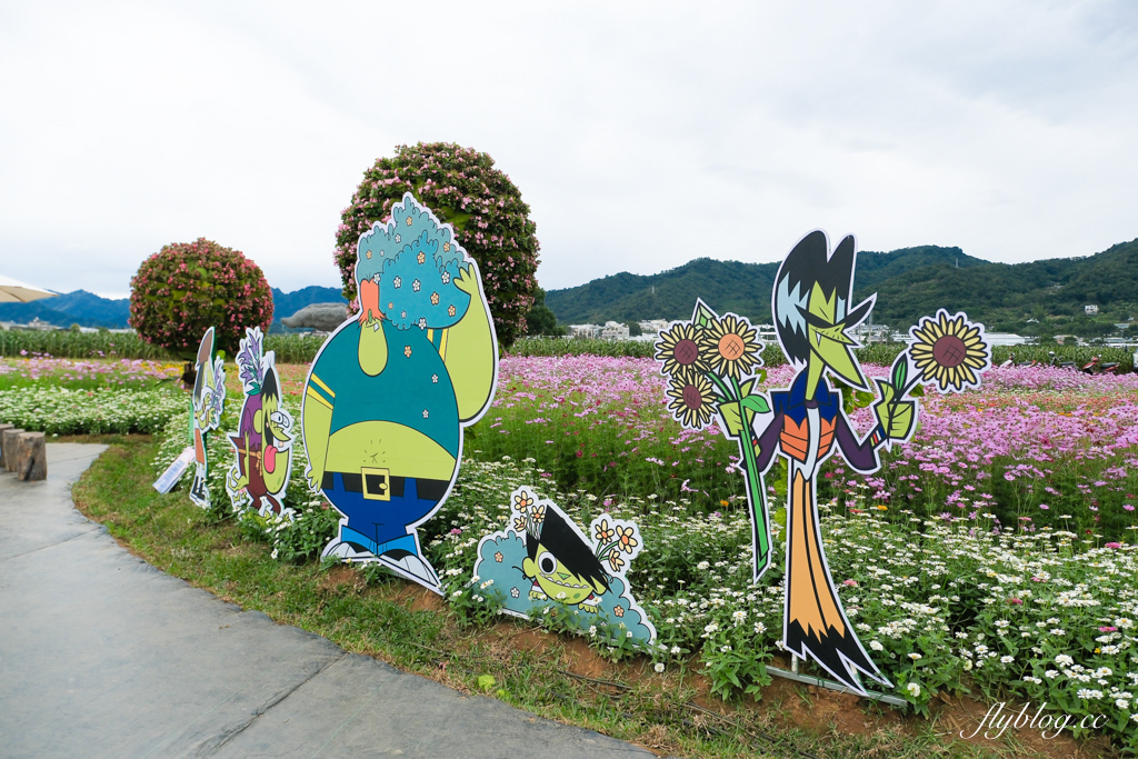 【2025新社花海】台中花毯節11/8登場，可愛的「飛天小女警」主題，三大亮點一次看 @飛天璇的口袋