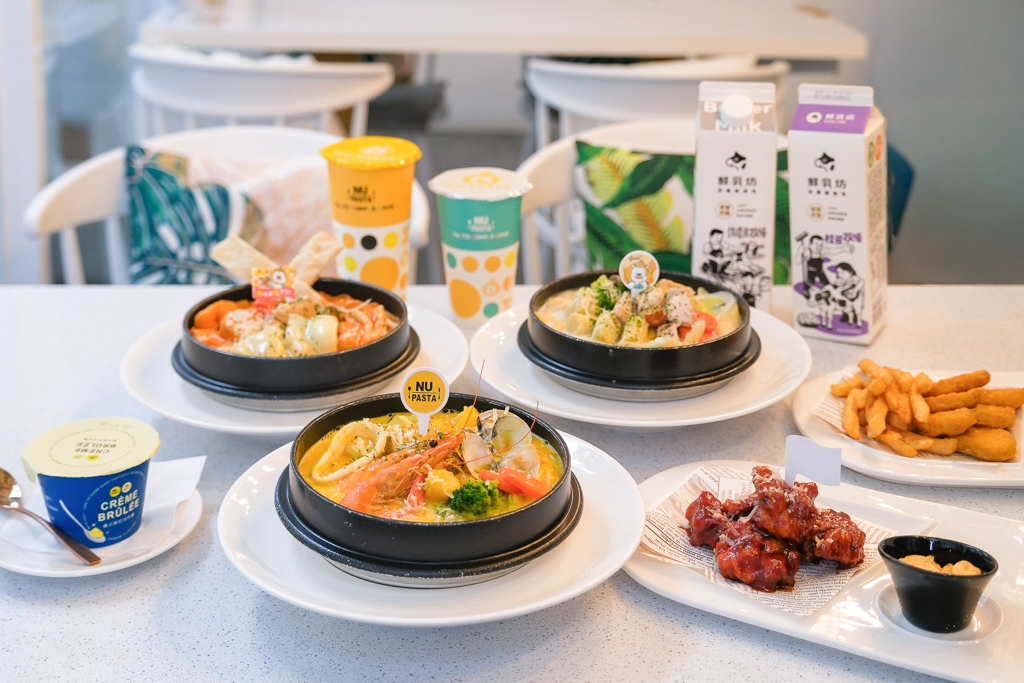 台中北屯｜NU PASTA．與鮮乳坊跨界合作，攜手推出6款莊園級鮮乳義式湯麵系列 @飛天璇的口袋