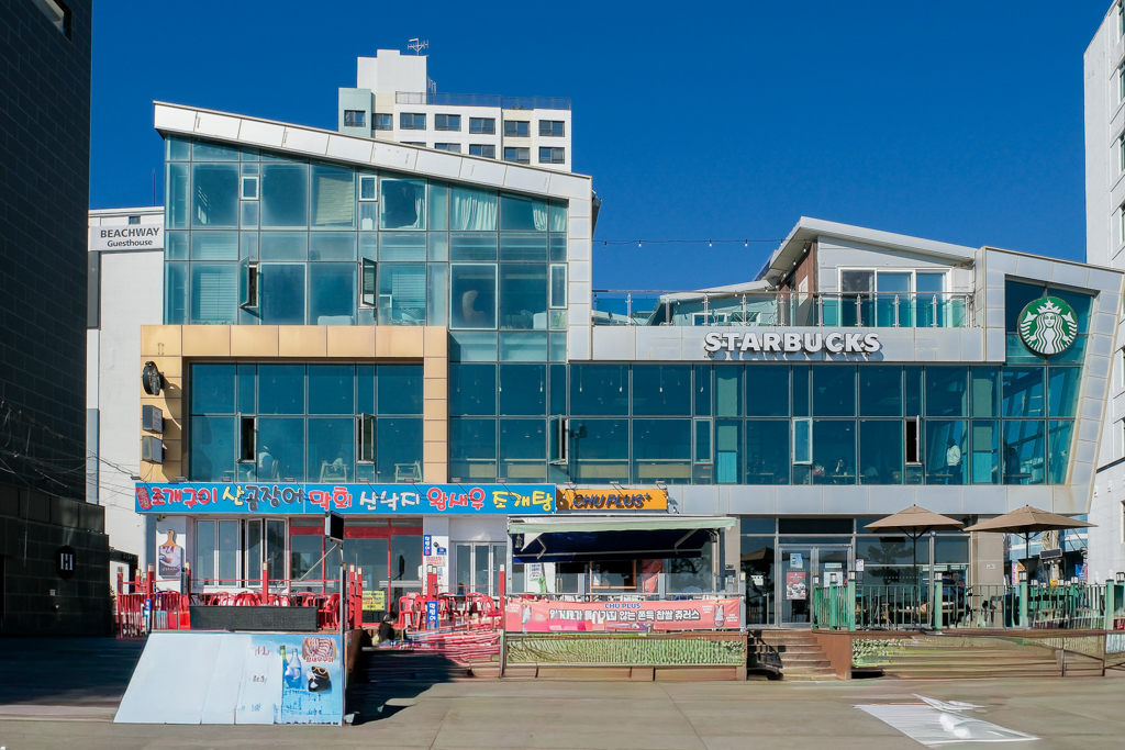 韓國釜山｜松亭海水浴場．釜山純白貝殼灣沙灘，散步到竹島公園松日亭 @飛天璇的口袋