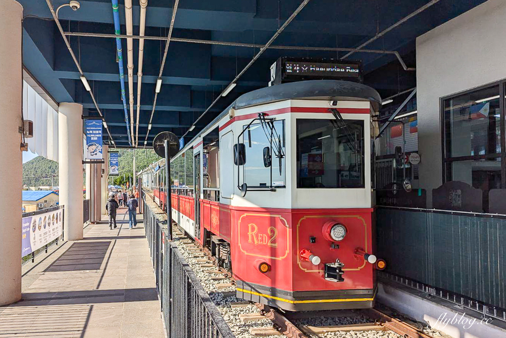 韓國釜山｜海雲臺藍線公園．釜山海岸列車、天空膠囊列車購票方式和沿線景點 @飛天璇的口袋
