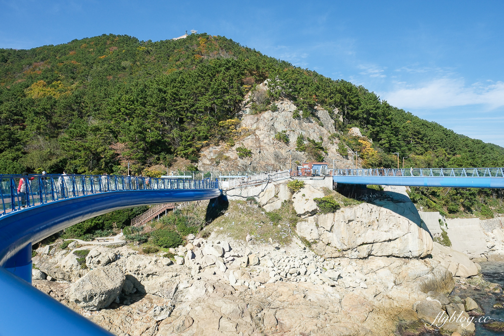 韓國釜山｜海雲臺藍線公園．釜山海岸列車、天空膠囊列車購票方式和沿線景點 @飛天璇的口袋