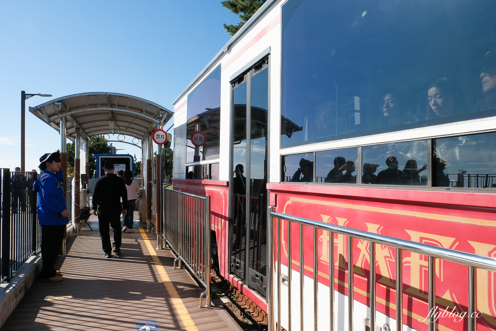 韓國釜山｜海雲臺藍線公園．釜山海岸列車、天空膠囊列車購票方式和沿線景點 @飛天璇的口袋