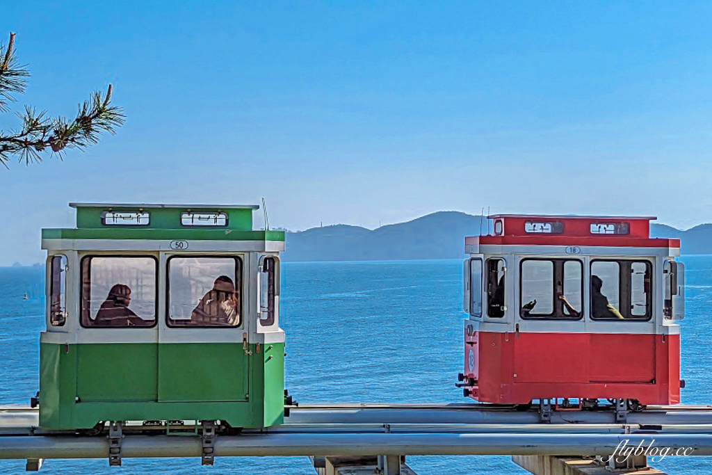 韓國釜山｜海雲臺藍線公園．釜山海岸列車、天空膠囊列車購票方式和沿線景點 @飛天璇的口袋