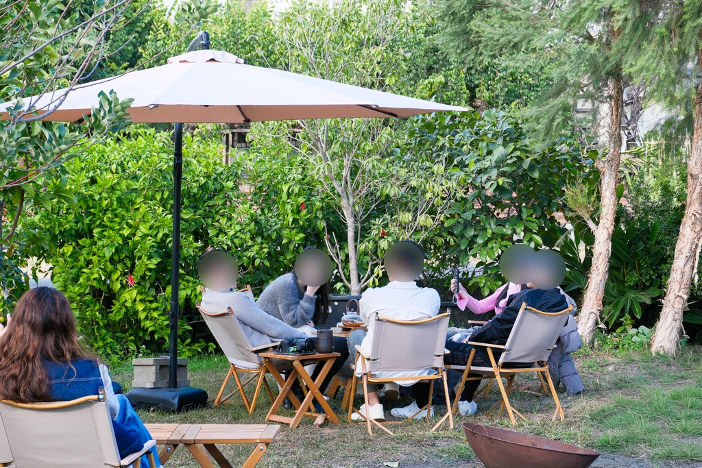 台中西屯｜那日那茶．坐落田野間的中式茶屋，在庭院圍爐煮茶品茗 @飛天璇的口袋