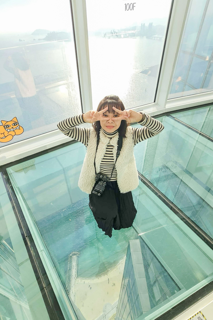韓國釜山｜X the Sky．朝聖世界最高星巴克，坐擁海雲台沙灘美景 @飛天璇的口袋