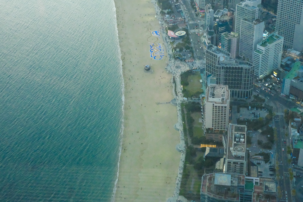 韓國釜山｜X the Sky．朝聖世界最高星巴克，坐擁海雲台沙灘美景 @飛天璇的口袋