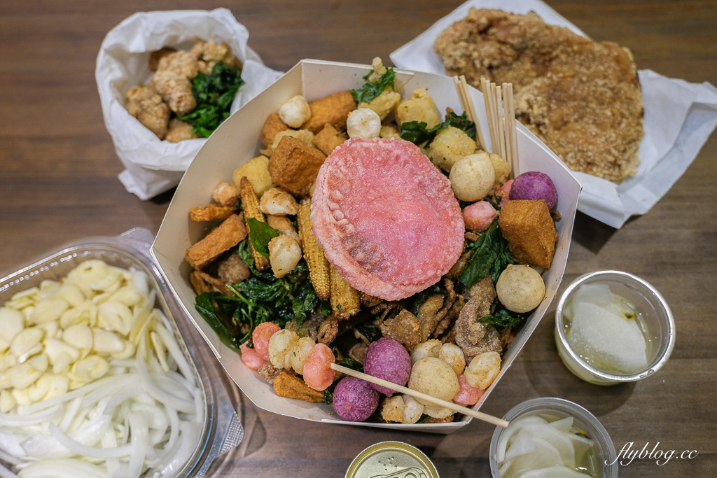 台中北屯｜炸滋滋．乾淨有質感小菜免費送，北屯洲際棒球場鹹酥雞 @飛天璇的口袋