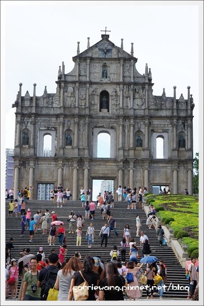 【澳門半島】澳門半島一日遊~瑪嘉烈蛋撻．議事亭前地．黃枝記．盧家大屋．玫瑰堂．檸檬車露．大三巴牌坊．大炮台．戀愛巷．義順牛奶) @飛天璇的口袋