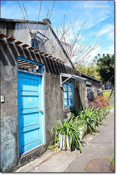 台北四四南村｜現代與復古衝突的美感，在眷村裡尋找歷史的足跡，好丘 good cho’s貝果 @飛天璇的口袋