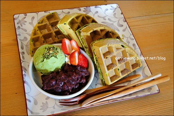 【台中下午茶】初綠和風定食。午后來份抹茶，體驗日式風情，生意盎然，環境雅緻 @飛天璇的口袋