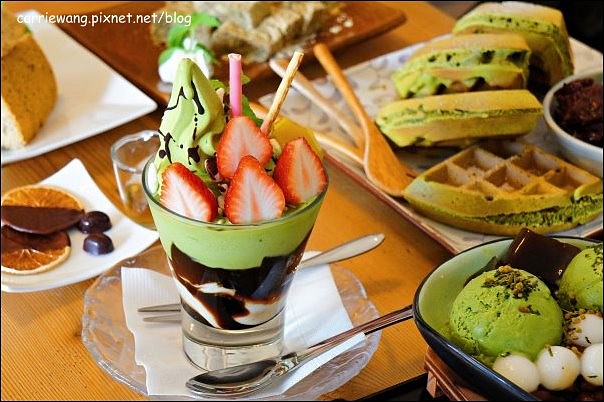 【台中下午茶】初綠和風定食。午后來份抹茶，體驗日式風情，生意盎然，環境雅緻 @飛天璇的口袋