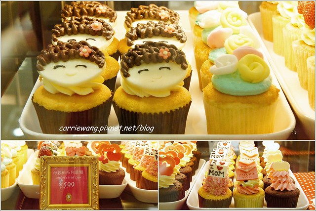 【台中蛋糕甜點】克勞蒂杯子蛋糕．Cloudy Cupcake。戲給媽咪最夢幻的母親節禮物，還有可愛的Hello Kitty杯子蛋糕哦！(4/18~5/11母親節限定，粉絲頁有抽獎活動~) @飛天璇的口袋