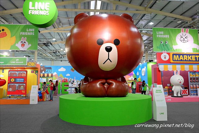 【LINE FRIENDS 互動樂園。台中場】可愛的LINE貼圖從手機躍上實境，台中場於6/21~9/14在大台中國際會展中心展出 @飛天璇的口袋