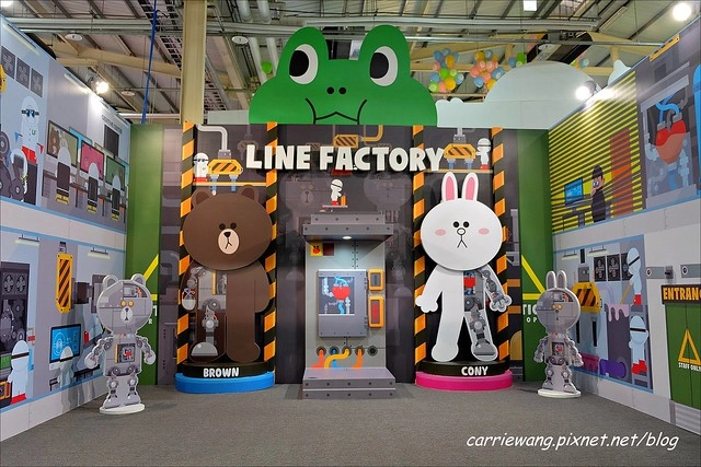【LINE FRIENDS 互動樂園。台中場】可愛的LINE貼圖從手機躍上實境，台中場於6/21~9/14在大台中國際會展中心展出 @飛天璇的口袋