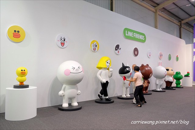 【LINE FRIENDS 互動樂園。台中場】可愛的LINE貼圖從手機躍上實境，台中場於6/21~9/14在大台中國際會展中心展出 @飛天璇的口袋