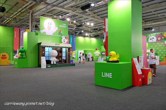 【LINE FRIENDS 互動樂園。台中場】可愛的LINE貼圖從手機躍上實境，台中場於6/21~9/14在大台中國際會展中心展出 @飛天璇的口袋