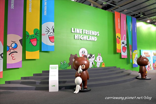 【LINE FRIENDS 互動樂園。台中場】可愛的LINE貼圖從手機躍上實境，台中場於6/21~9/14在大台中國際會展中心展出 @飛天璇的口袋