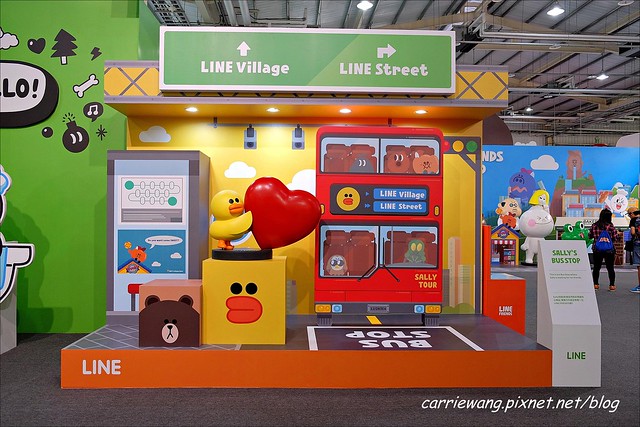 【LINE FRIENDS 互動樂園。台中場】可愛的LINE貼圖從手機躍上實境，台中場於6/21~9/14在大台中國際會展中心展出 @飛天璇的口袋