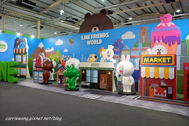 【LINE FRIENDS 互動樂園。台中場】可愛的LINE貼圖從手機躍上實境，台中場於6/21~9/14在大台中國際會展中心展出 @飛天璇的口袋